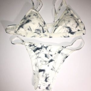 White Marble Bikini